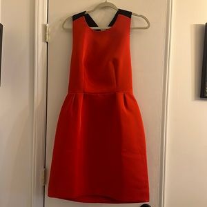 Kate Spade red dress with back black bow